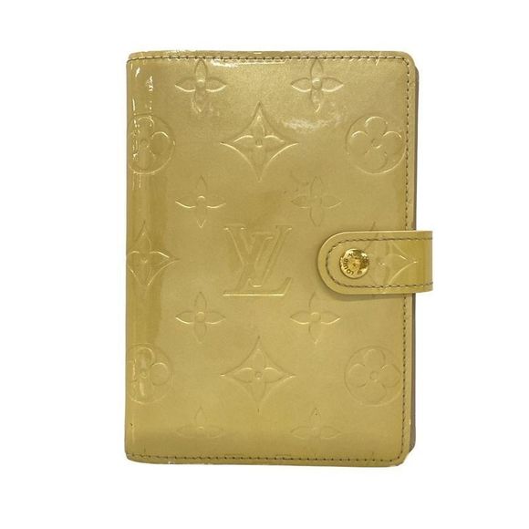 Louis Vuitton Notebook Monogram Vernis Agenda PM R21009 Noisette Leather